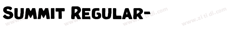 Summit Regular字体转换 Summit Regular字体转换